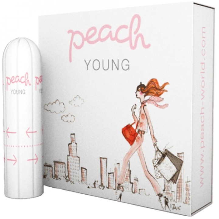 Tampons 4pcs normal Peach Young